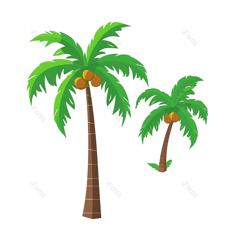 叶子图片,卡通元素,树木PNG,夏天免抠素材